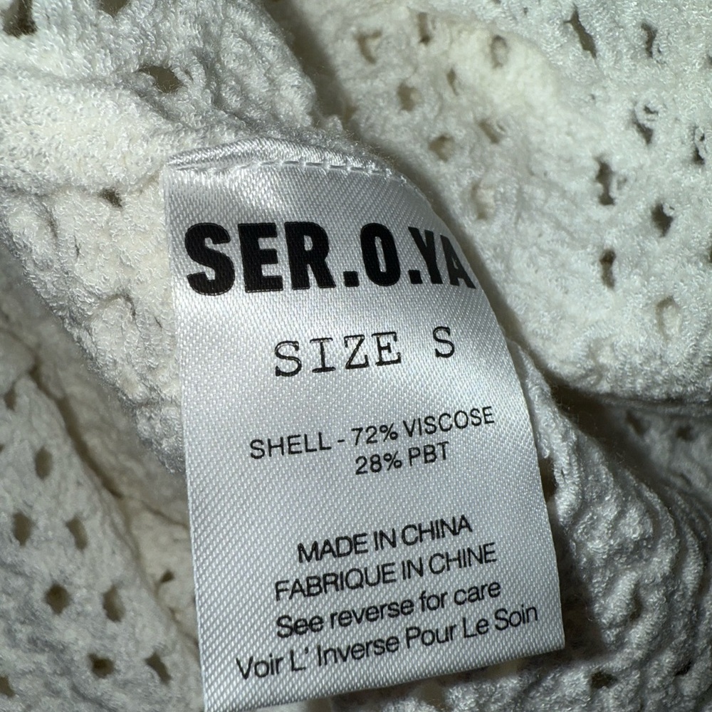 Ser.O.ya Sophie crochet mini dress NWT - Picture 9 of 11